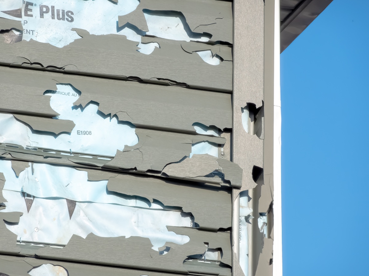 hail damage siding
