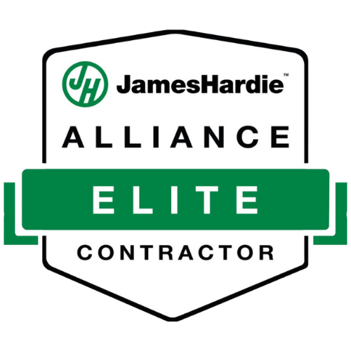 James Hardie Alliance Elite Contractor badge